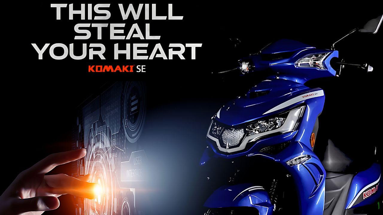 Komaki SE high-speed scooter can repair itself